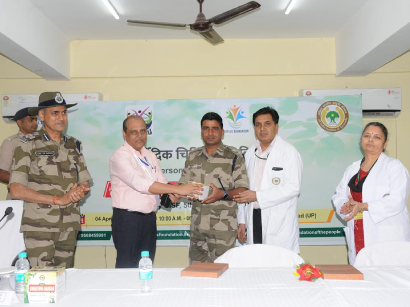 Ayurveda Camp at CISF 5th Reserve Battalion