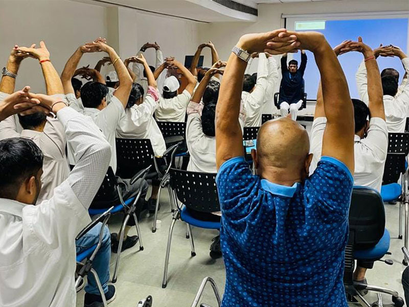 Naturopathy & Office yoga camp at Automotive air conditioning giant Subros in Noida